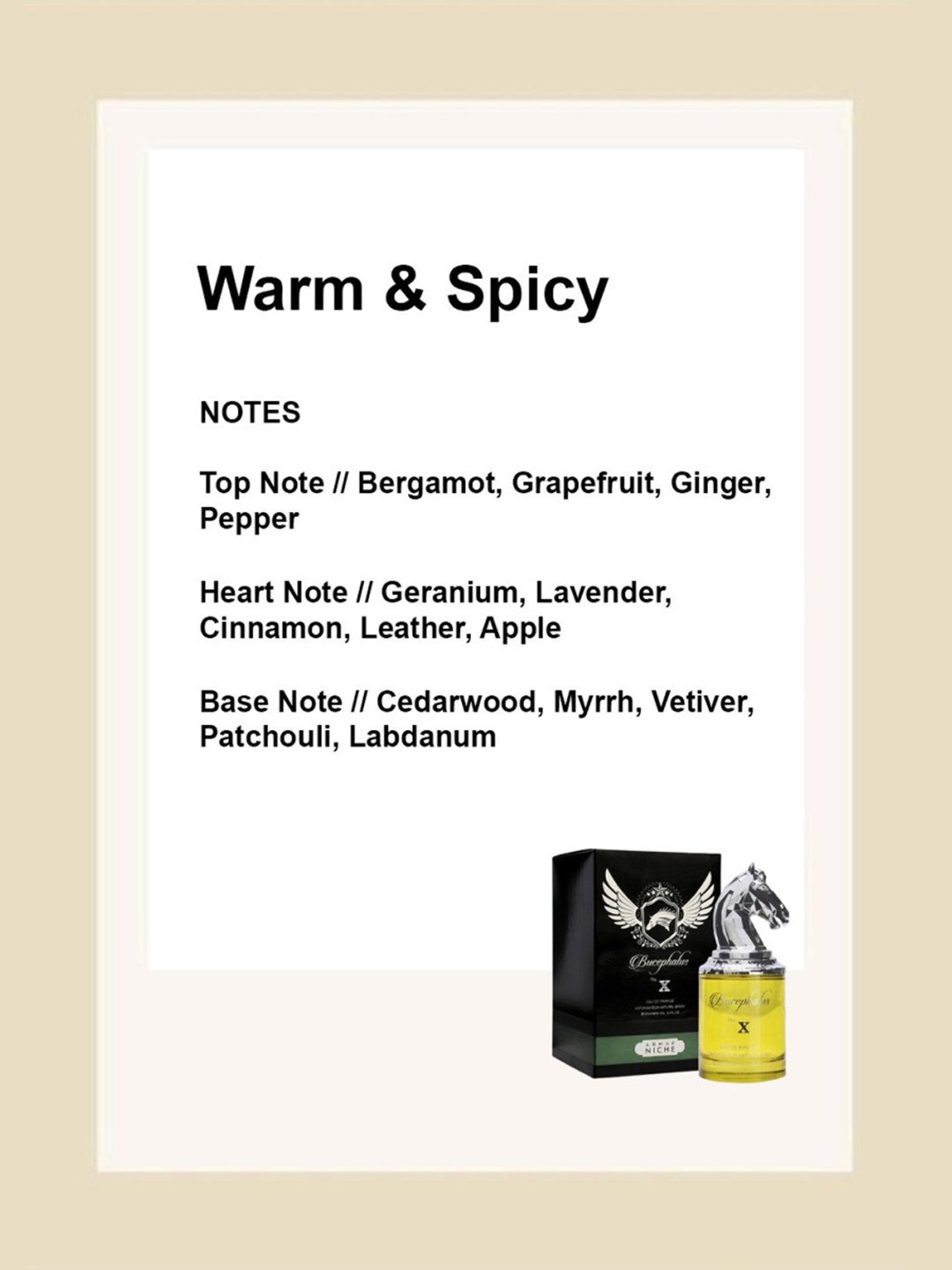 Armaf Niche Bucephalus No. X Eau de Parfum for Women - 100 ml