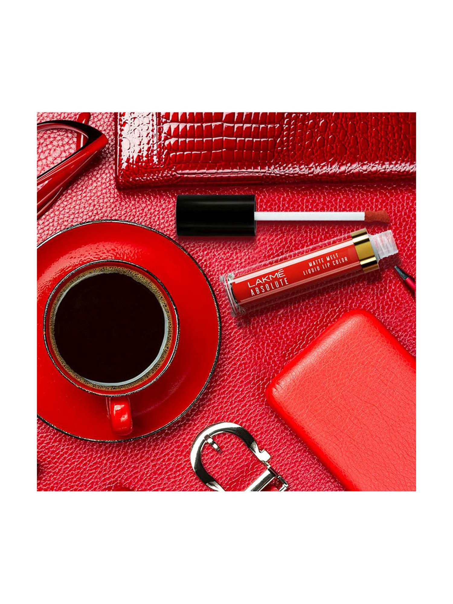 Lakme Absolute Matte Melt Liquid Lip Color Brown Tan - 6 ml