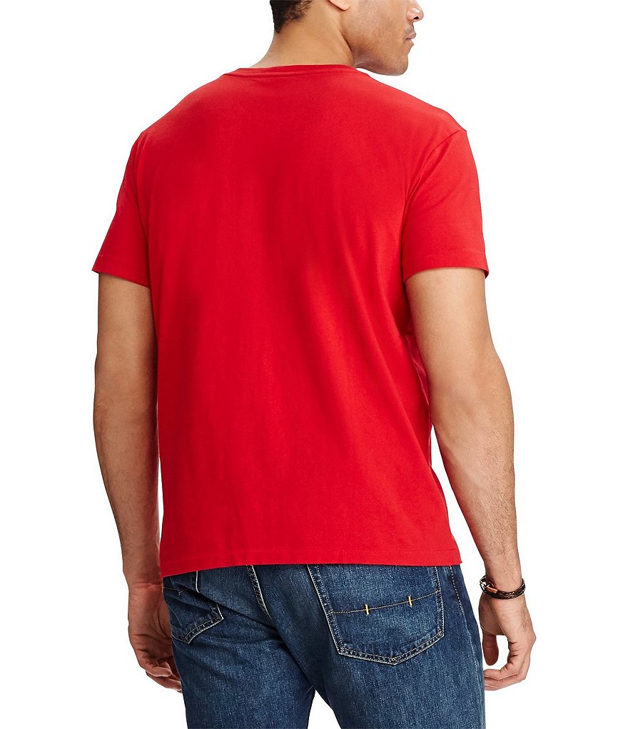 Polo Ralph Lauren Big & Tall Classic-Fit Short-Sleeve Cotton Jersey V-Neck Tee