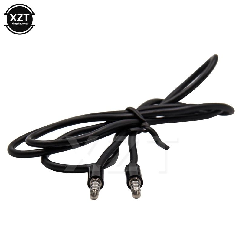 1PCS 1M Extension Audio Cable  3.5MM Male To Male 4-Pole 3 Ring AUX Extension Cable For Speakers Headphone MP3 high quality