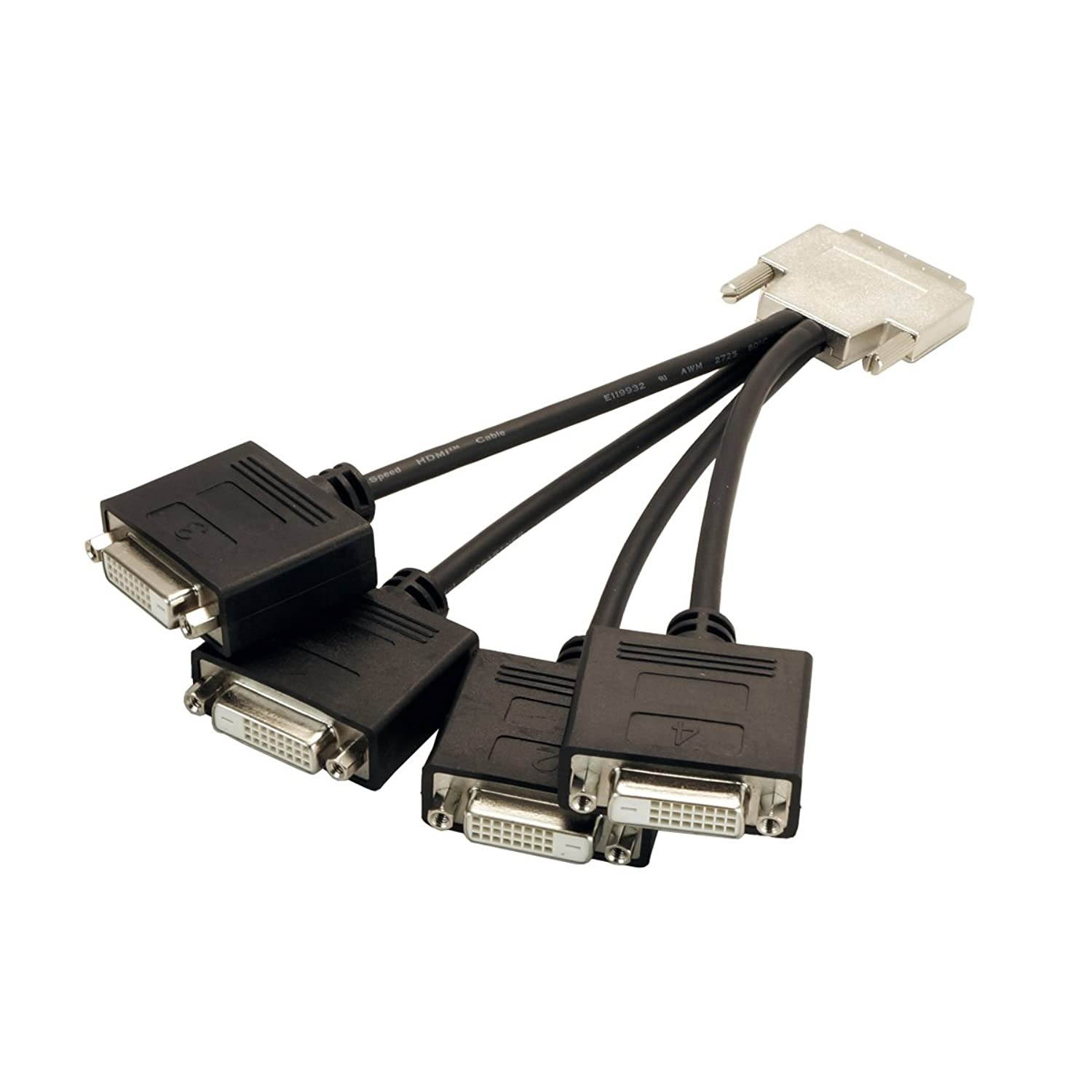 VisionTek VHDCI to 4x DVI-D Cable (M/F) - 900801