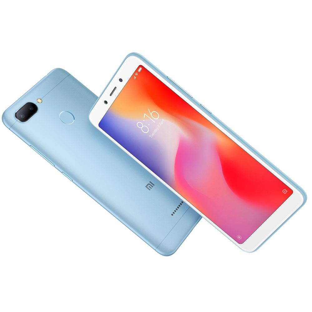 Xiaomi Redmi 6 4G Smartphone 5.45 inch Android 8.1 Helio P22 Octa Core 2.0GHz 4GB RAM 64GB ROM 12.0MP + 5.0MP Rear Camera Fingerprint Sensor 3000mAh Built-in Li-ion