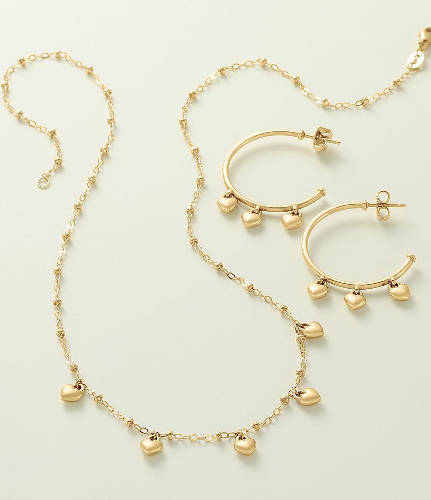James Avery Heart Drops Necklace