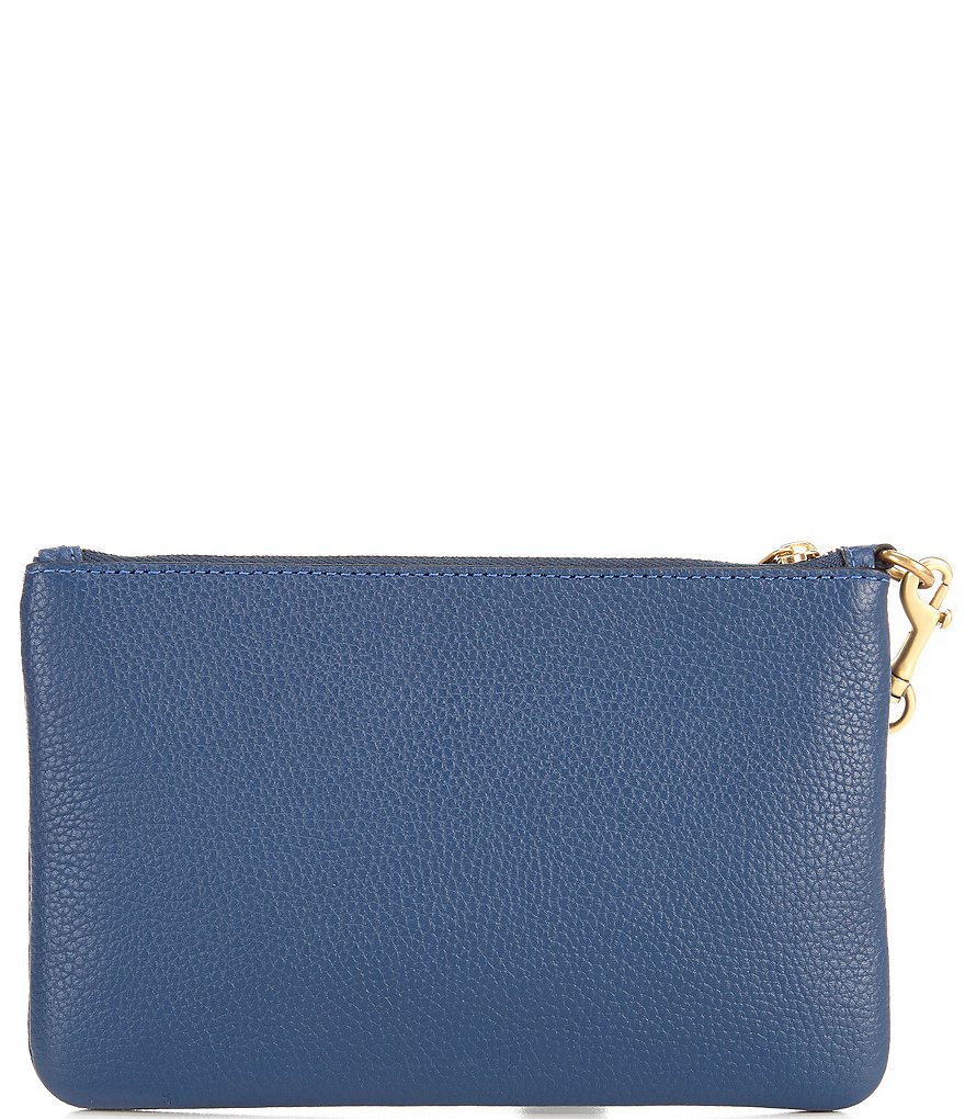 HOBO Link Leather Zip Wristlet