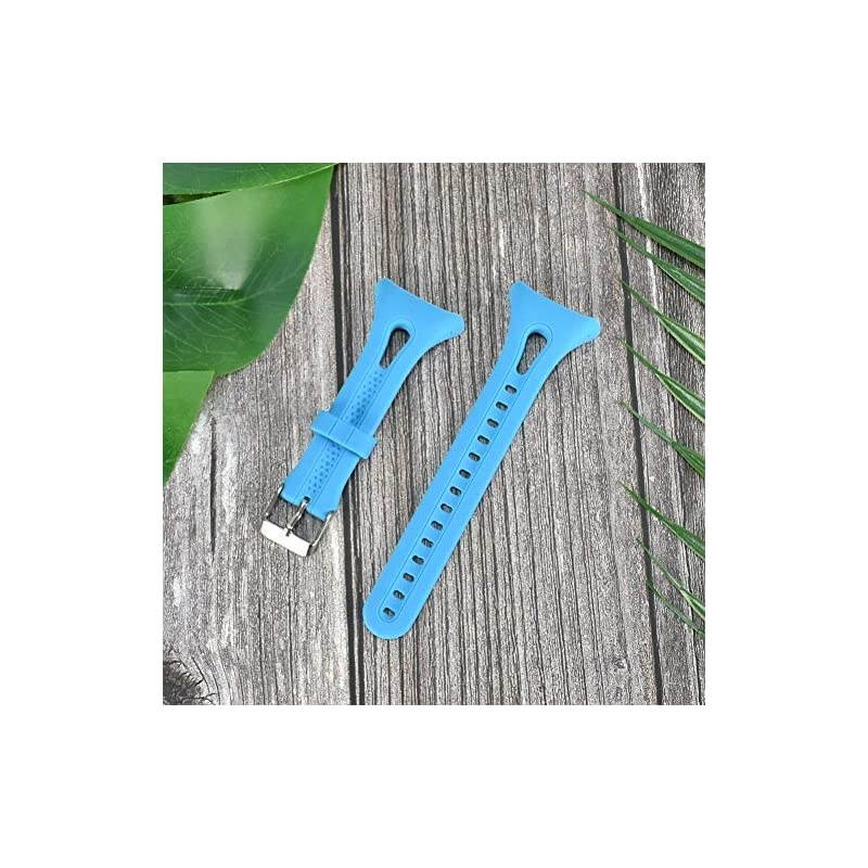 Watch Band Compatible with Garmin Forerunner 10 Forerunner 15 Running Watch Soft Silicone Replacement Wristband for Garmin Forerunner 1015 Smart Watch Women Men