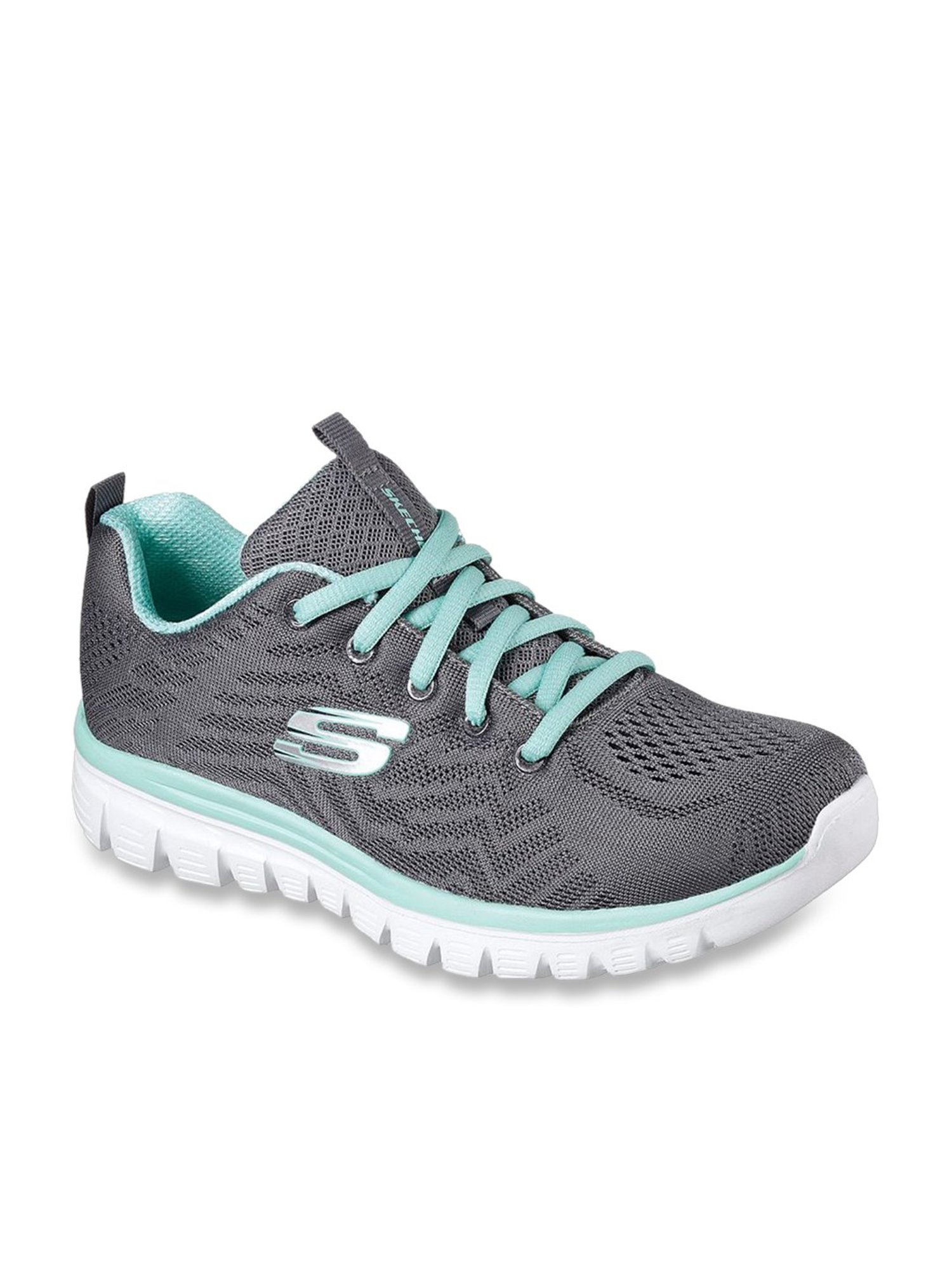 Skechers Women's Graceful Get Connected Grey Running Shoes