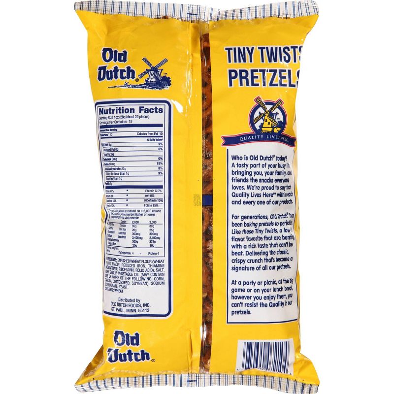 Old Dutch Tiny Twists Mini Pretzels - 15oz