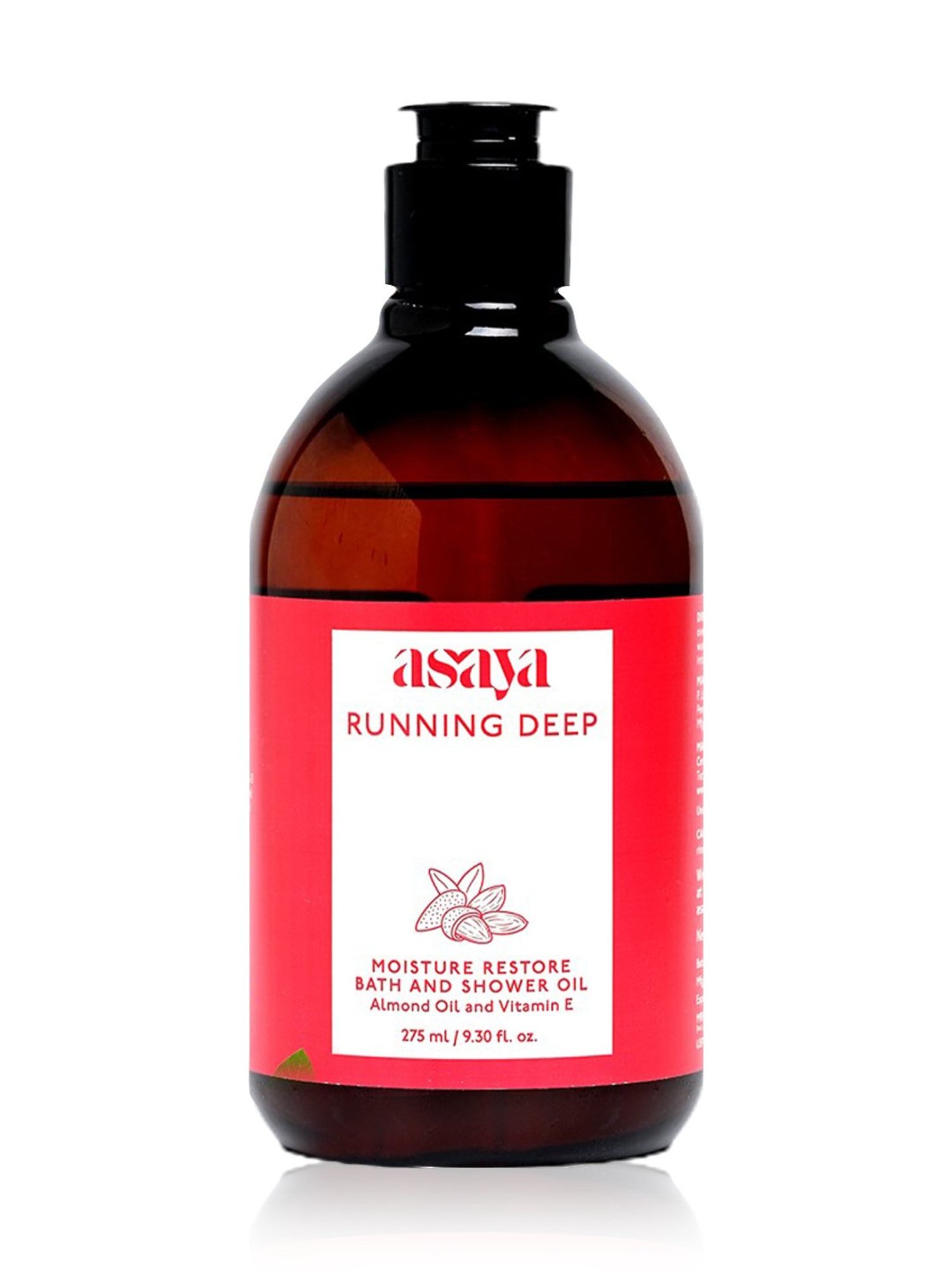 Asaya Almond Shower Body Cleansing Oil - 275 ml