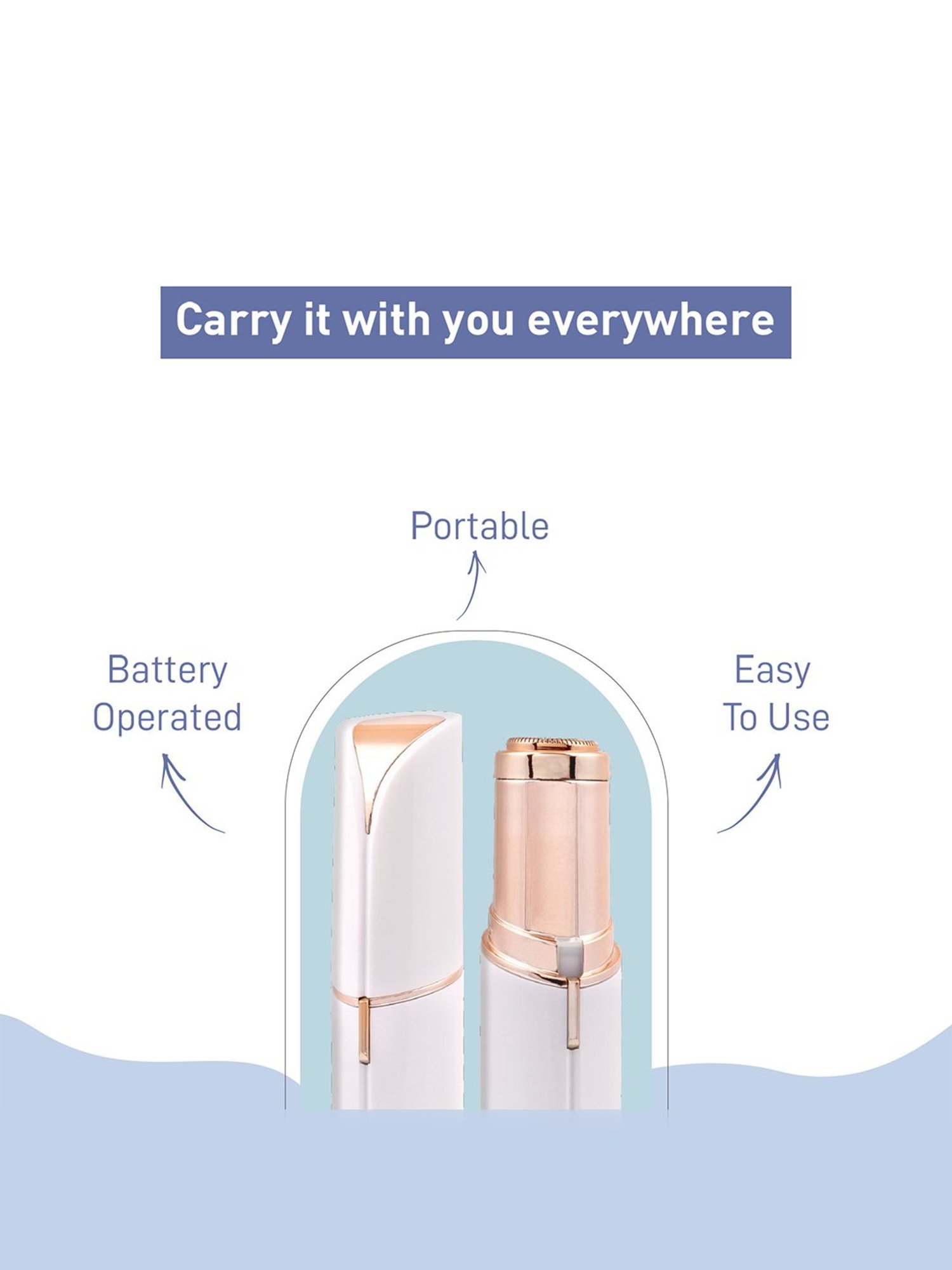 Sirona Portable Electronic Facial Razor