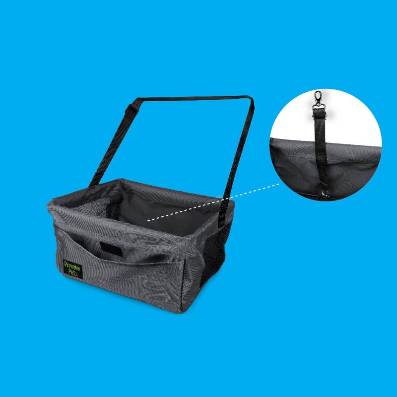 dbest products Pet Smart Cart Carrier Crate Kennel Cage Bag with Wheels and Padded Bed for Airline Airplane Travel with Cats and Dogs, Large (Black)