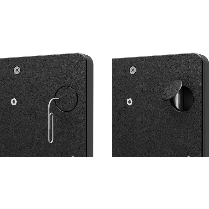 VidaMount Black Enclosure and Fixed VESA Slim Wall Mount [Bundle] compatible with iPad Mini 1/2/3