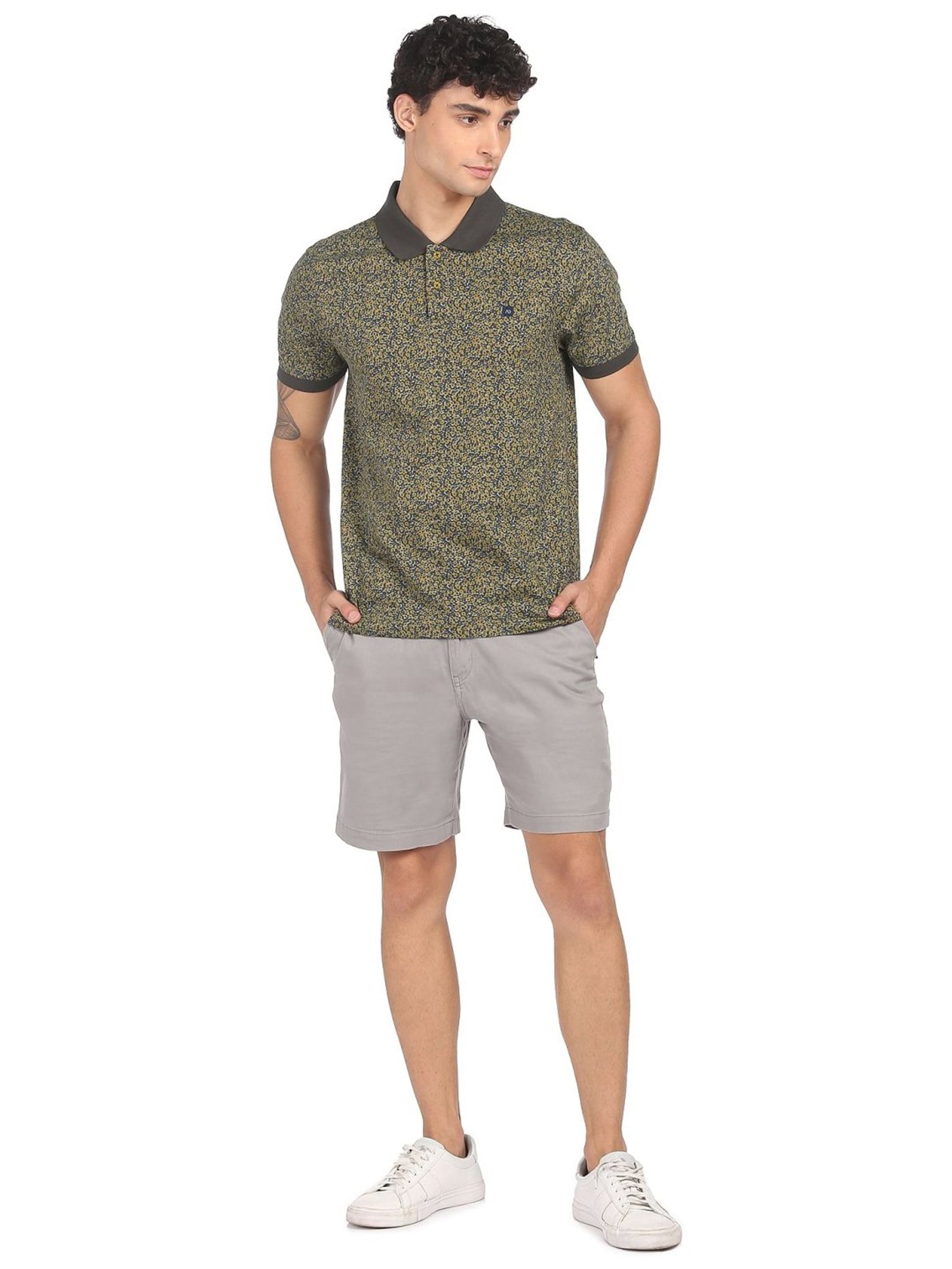 AD by Arvind Red Polo T-Shirt