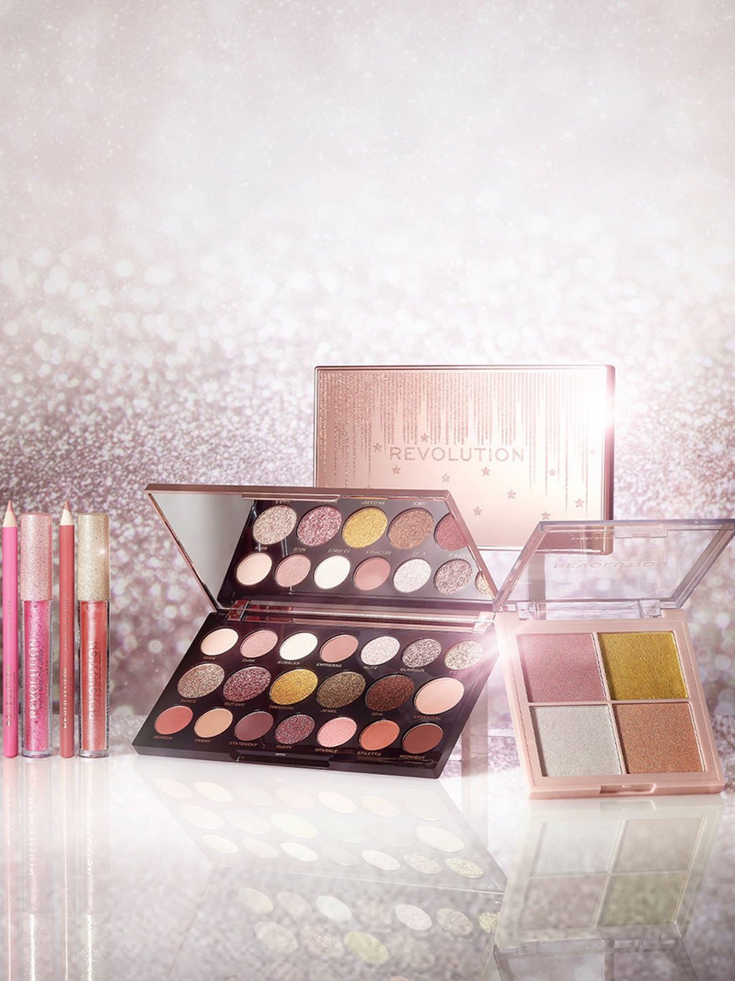 Makeup Revolution Ultimate Lights Palette Cheek Glow - 16 gm