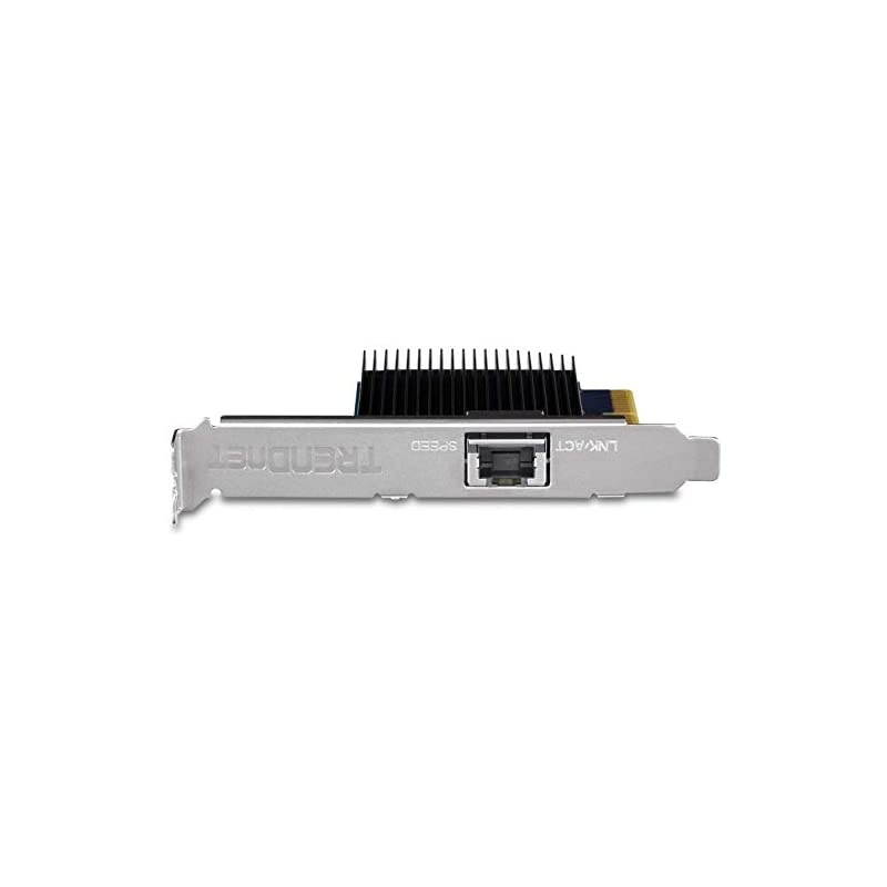 10 Gigabit PCIe Network Adapter TEG10GECTX Converts a PCIe Slot into a 10G Ethernet Port Supports 8021Q Vlan Includes Standard amp LowProfile Brackets WindowsServer PCIe 20 PCIe 30