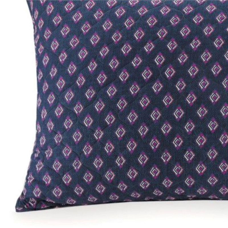 Standard Sedona Medallion Pillow Sham Navy - Vera Bradley