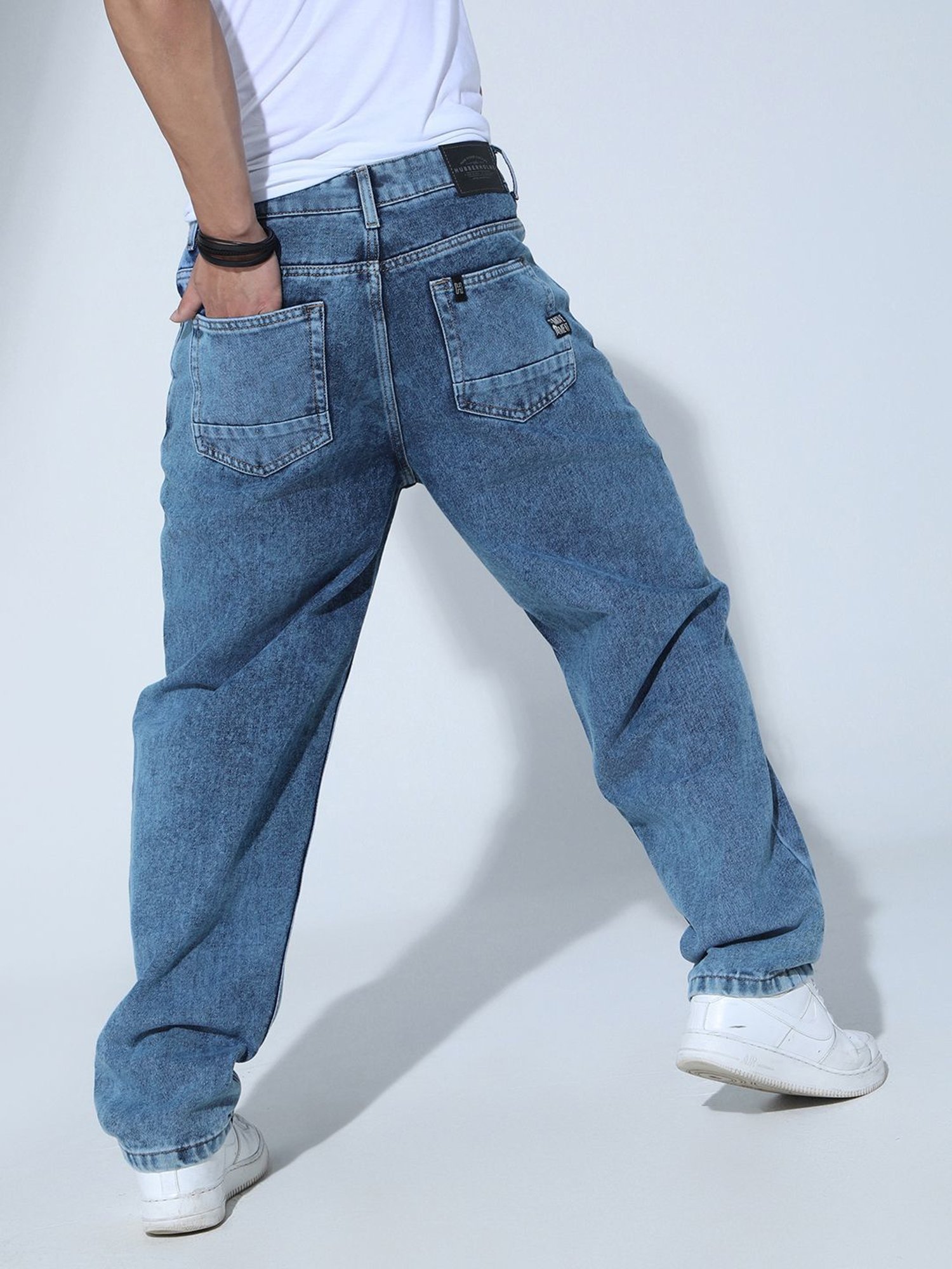 Hubberholme Blue Cotton Slim Fit Jeans