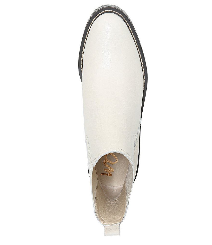 Sam Edelman Justina Waterproof Leather Chelsea Booties