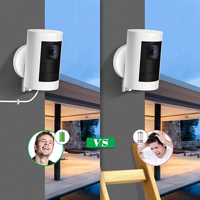 Power Adapter for Ring Stick Up Cam BatteryWeatherproof Outdoor Power Cable and Charger Compatible with Ring Stick Up Cam Battery HD Security Camera 20ft6m