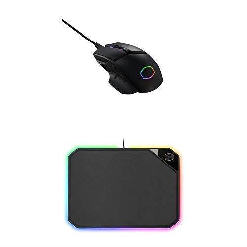 Cooler Master MasterMouse MM530 Ergonomic Gaming Mouse with Precision 12000 DPI Sensor and Durable PBT Buttons w/ Omron Switches