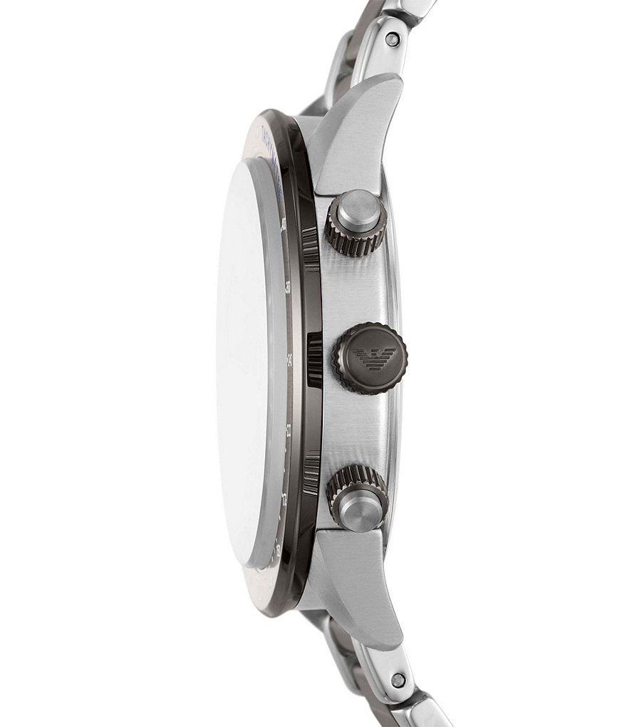Emporio Armani Mario Chronograph Two-Tone Stainless Steel Watch