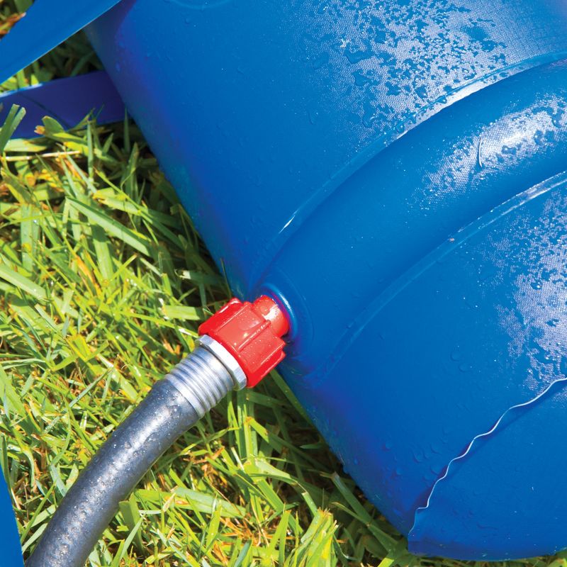 H2OGO! 53346E Mount Splashmore Kids Inflatable Backyard Water Slide Splash Mega Park Toy with Climbing Wall, Slide, Splash Zone, and Spray Blaster