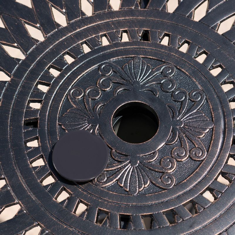 Toranto 3pc All-Weather Wicker Bar Island Set - Brown - Christopher Knight Home