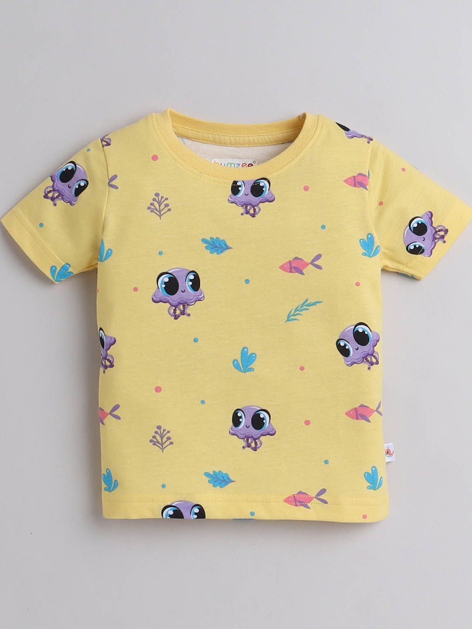 VASTRAMAY Girls Green Printed Clothing Sets