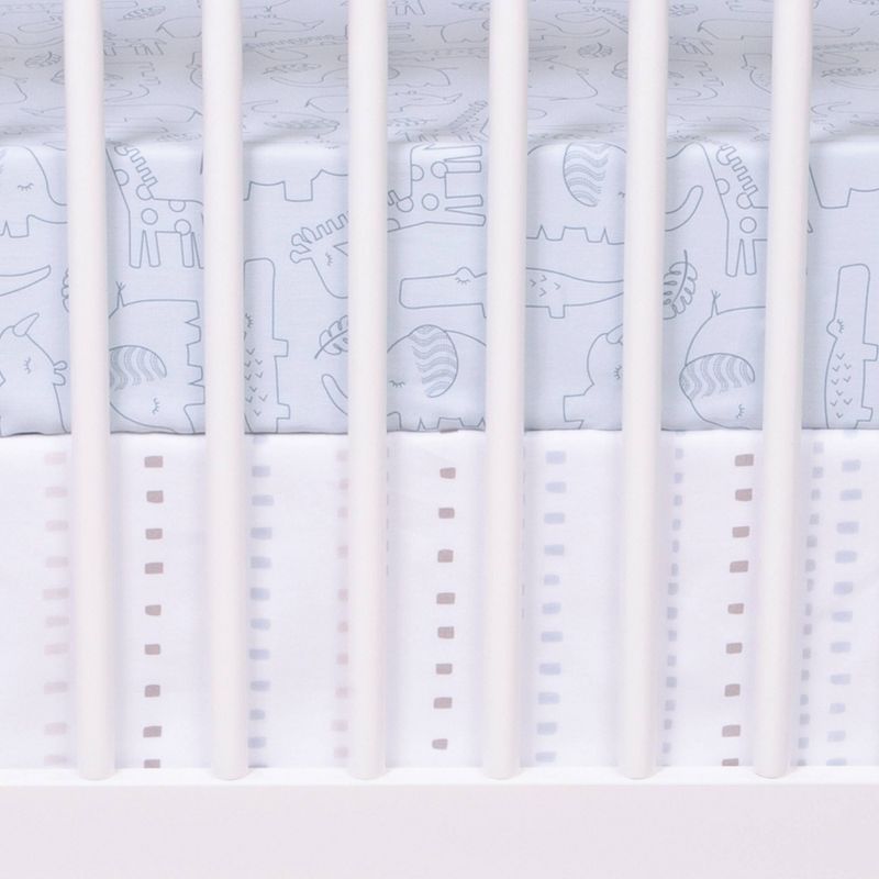 Trend Lab Crib Bedding Set - Simply Safari - 4pc