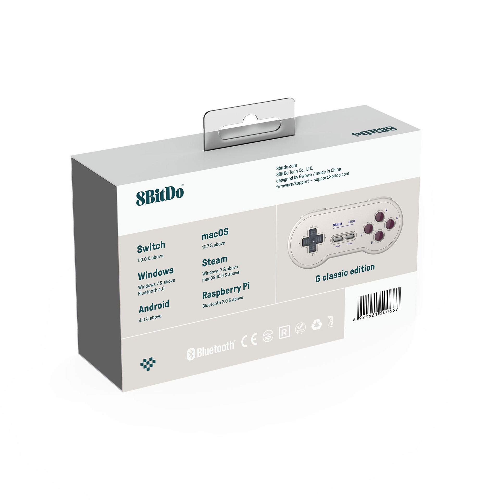 8Bitdo Lite Bluetooth Gamepad for Nintendo Switch Lite, Nintendo Switch & Windows (Turquoise Edition)