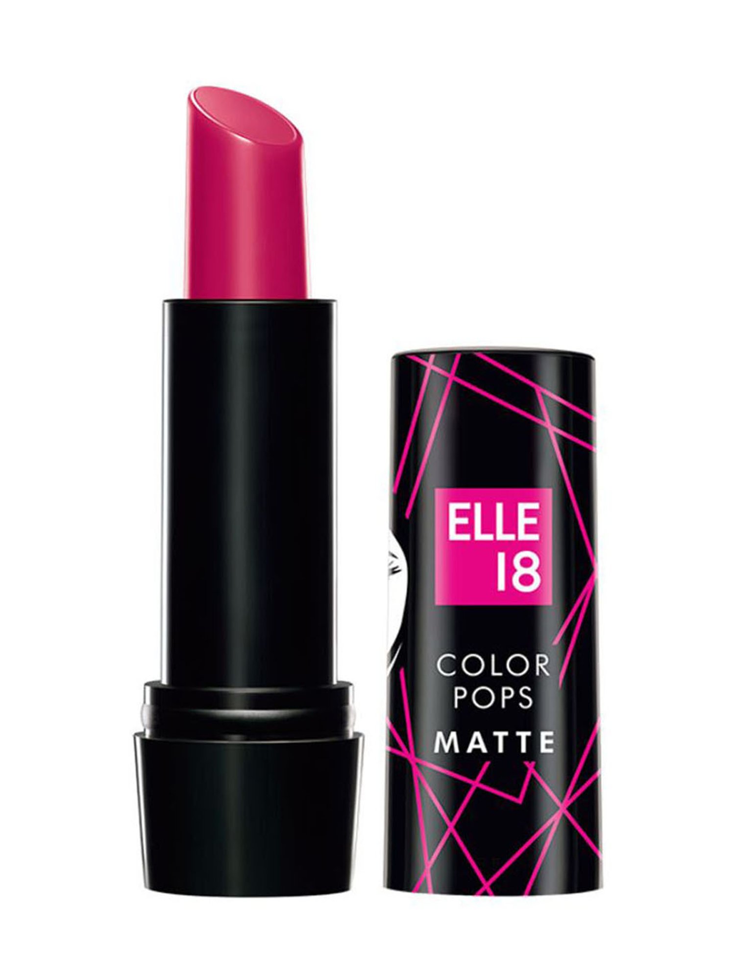Elle 18 Color Pops Matte Lipstick P24 Pink Show - 4.3 gm