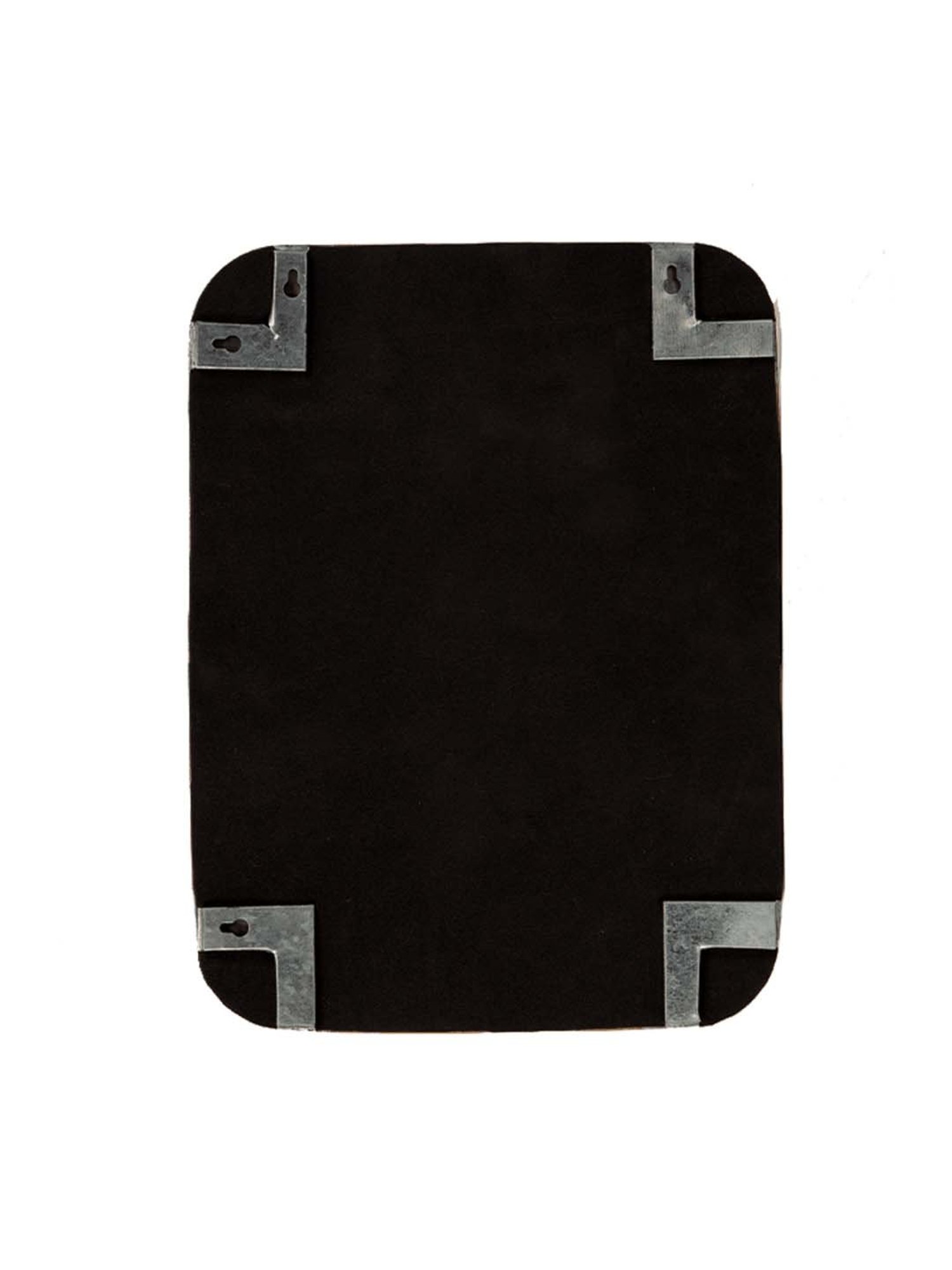 Home4U Golden & Transparent Glass 30 cm Wall Mirror - Set of 1