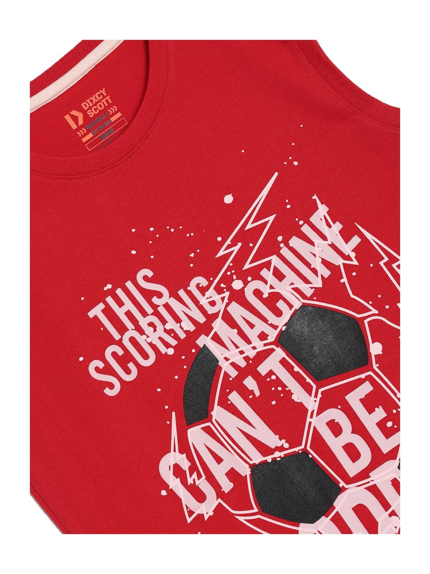 Dixcy Scott Originals Kids Red Graphic Print T-Shirt