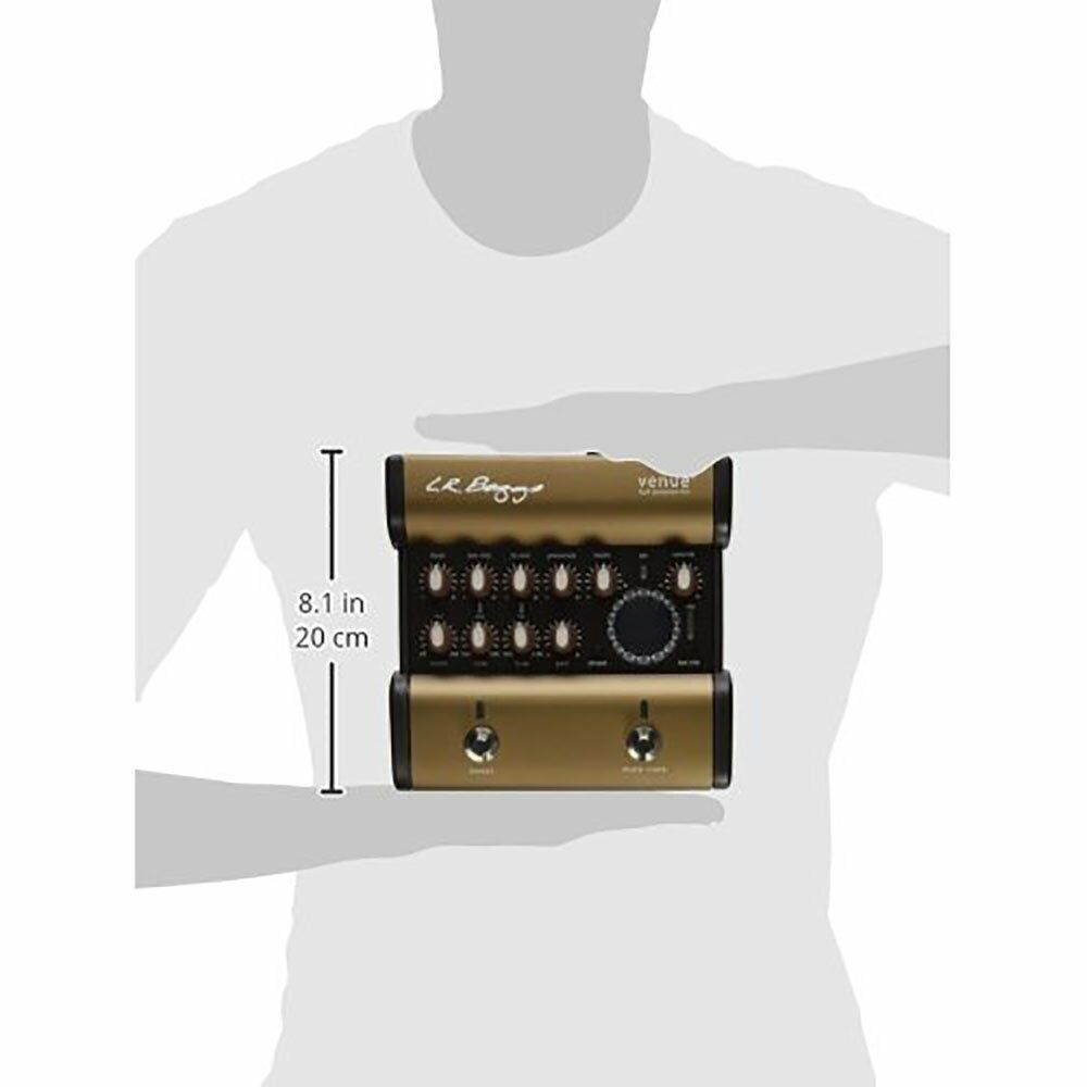 LR Baggs Venue DI 5 Band EQ Acoustic Guitar Effect Pedal w/ Full Chromatic Tuner