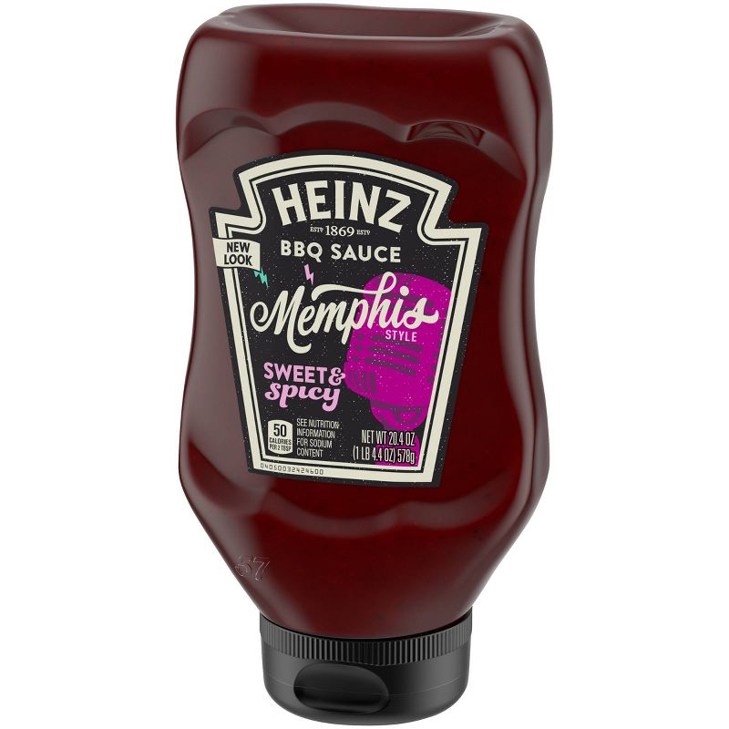 Heinz Memphis Style Sweet & Spicy BBQ Sauce - 20.4oz