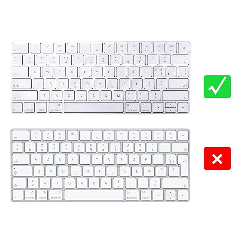 Magic Keyboard Cover Skin Protector Fit for Apple iMac Magic Keyboard MLA22LLA A1644 Clear TPU