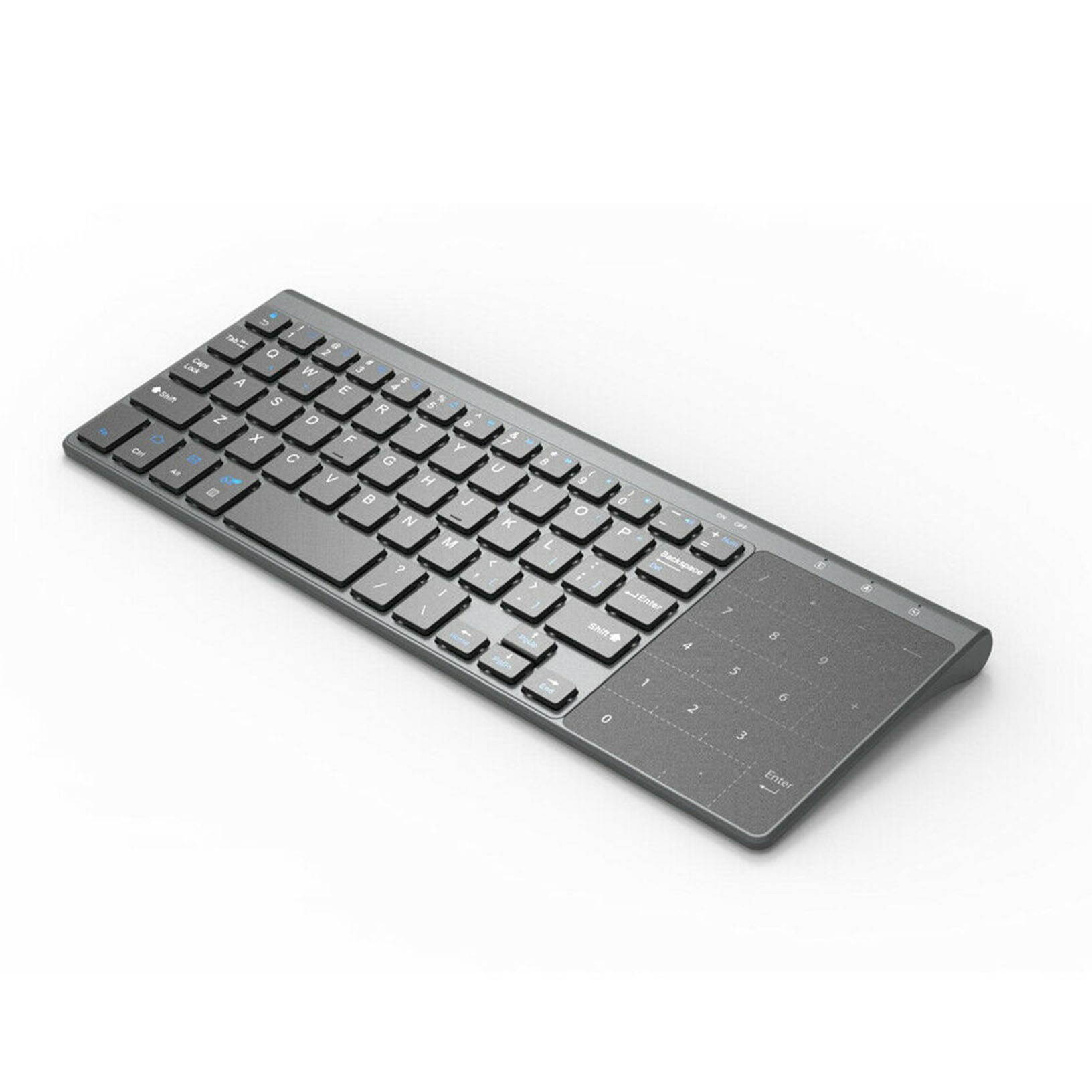 Portable Mini 2.4G Wireless USB Keyboard With Touchpad For Windows PC Smart TV
