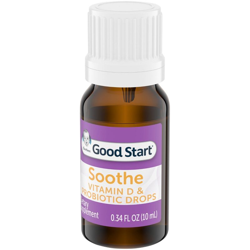 Gerber Soothe Vitamin D & Probiotic Drops - .34 fl oz