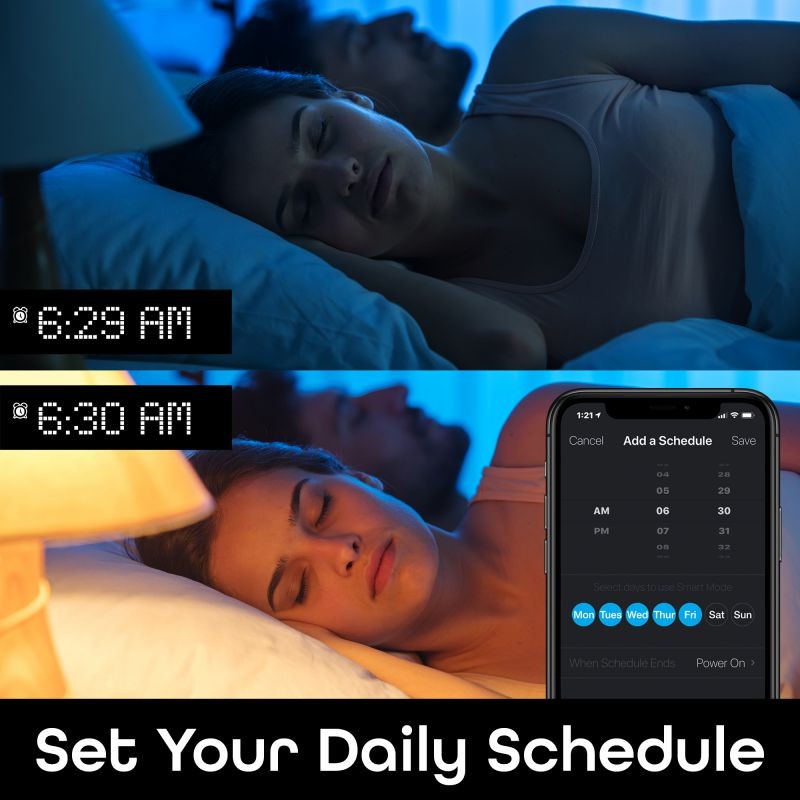 Geeni LUX 800 Smart Wi-Fi LED Dimmable White Light Bulbs (2700K), 3-Pack &ndash; A19, 60-Watt Equivalent &ndash; No Hub Required &ndash; Works with Amazon Alexa, Google Assistant, Microsoft Cortana