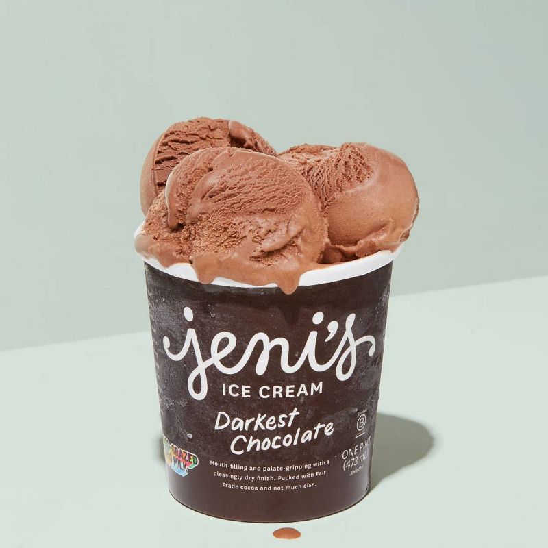 Jeni's Darkest Chocolate Ice Cream - 16oz