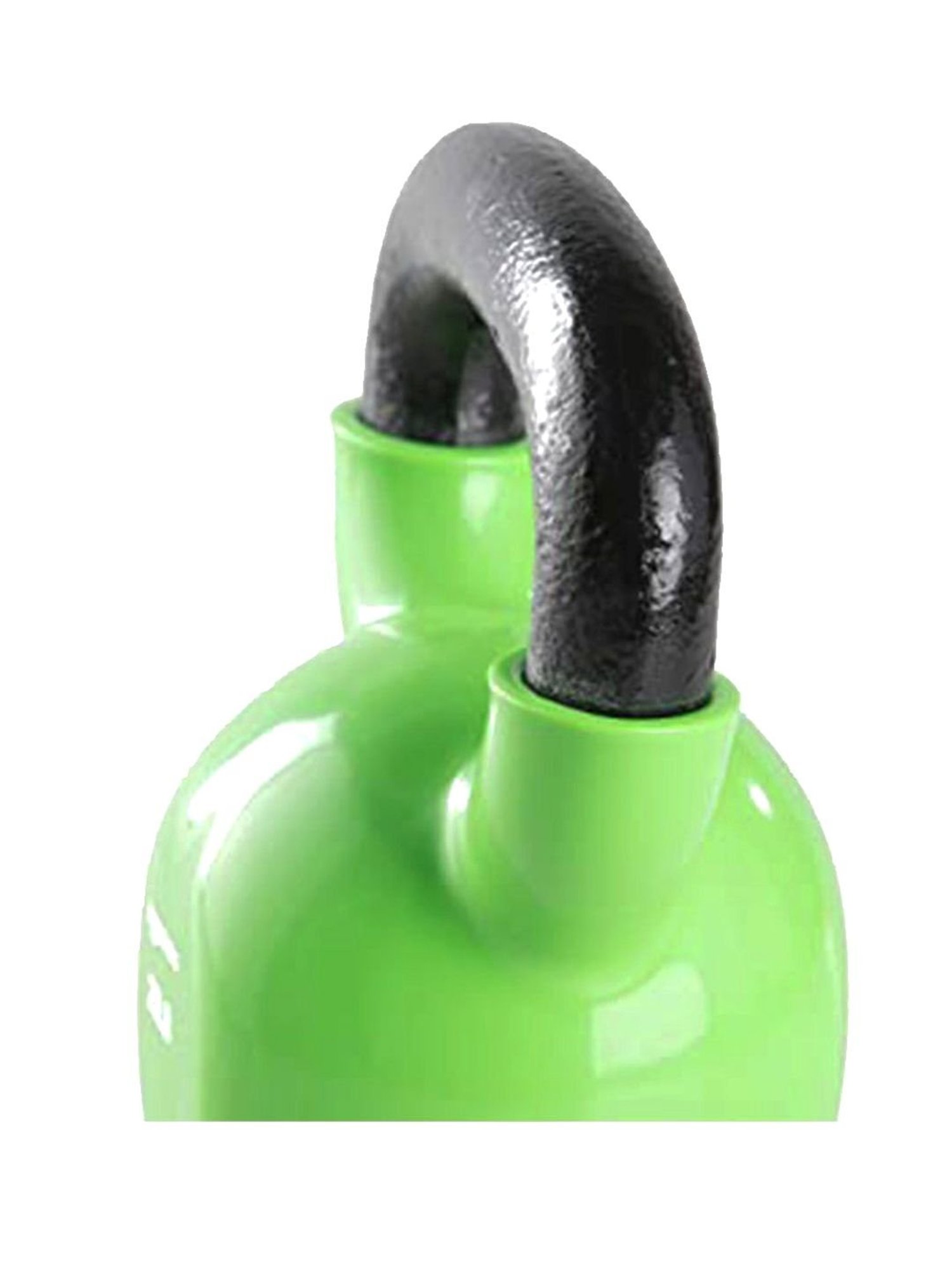 NODENS Green & Black Vinyl Coated Kettle Bell (16 kg)