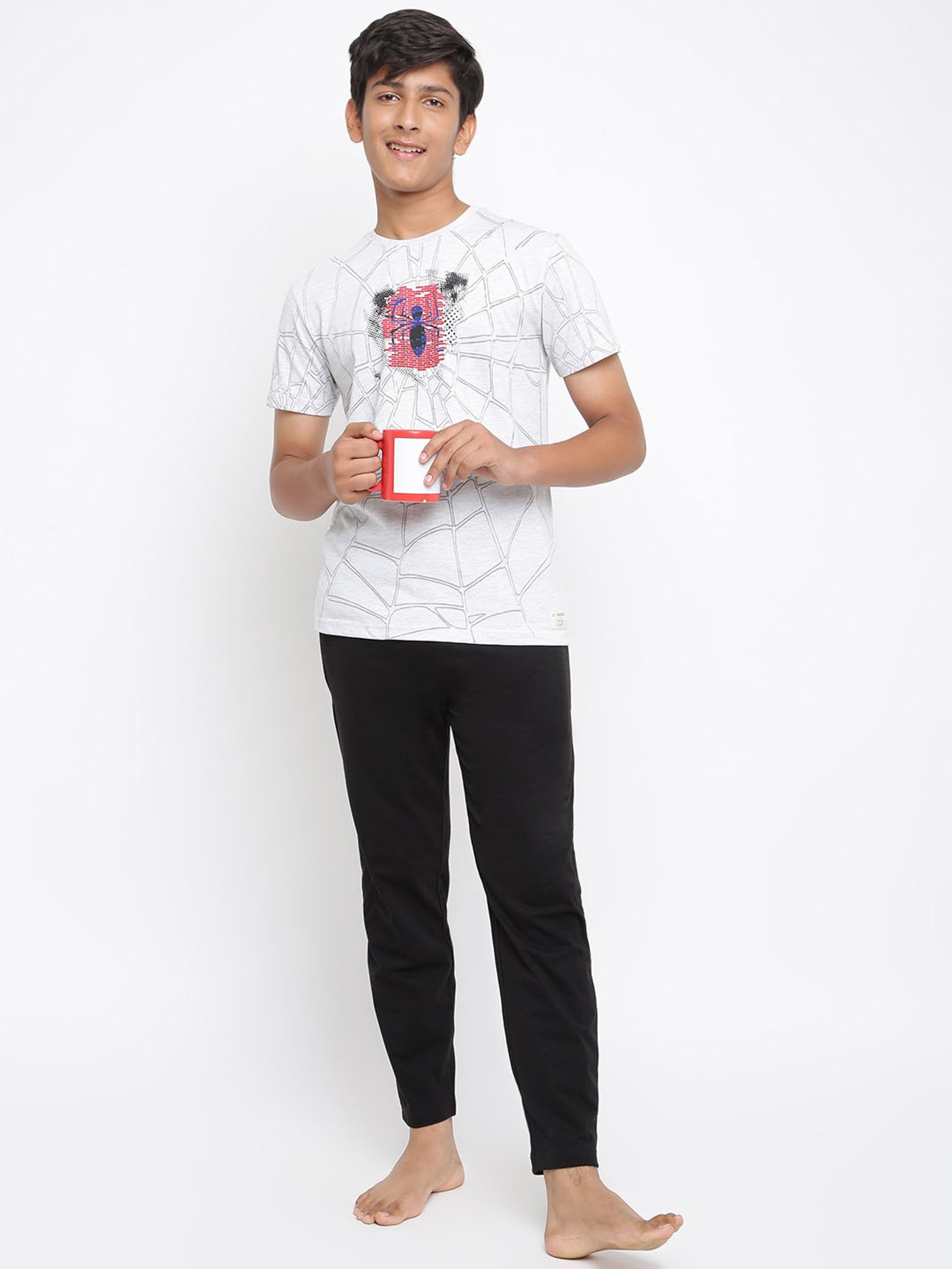 Nite Flite Boys Multicolor Cotton Printed T-Shirt & Pyjama