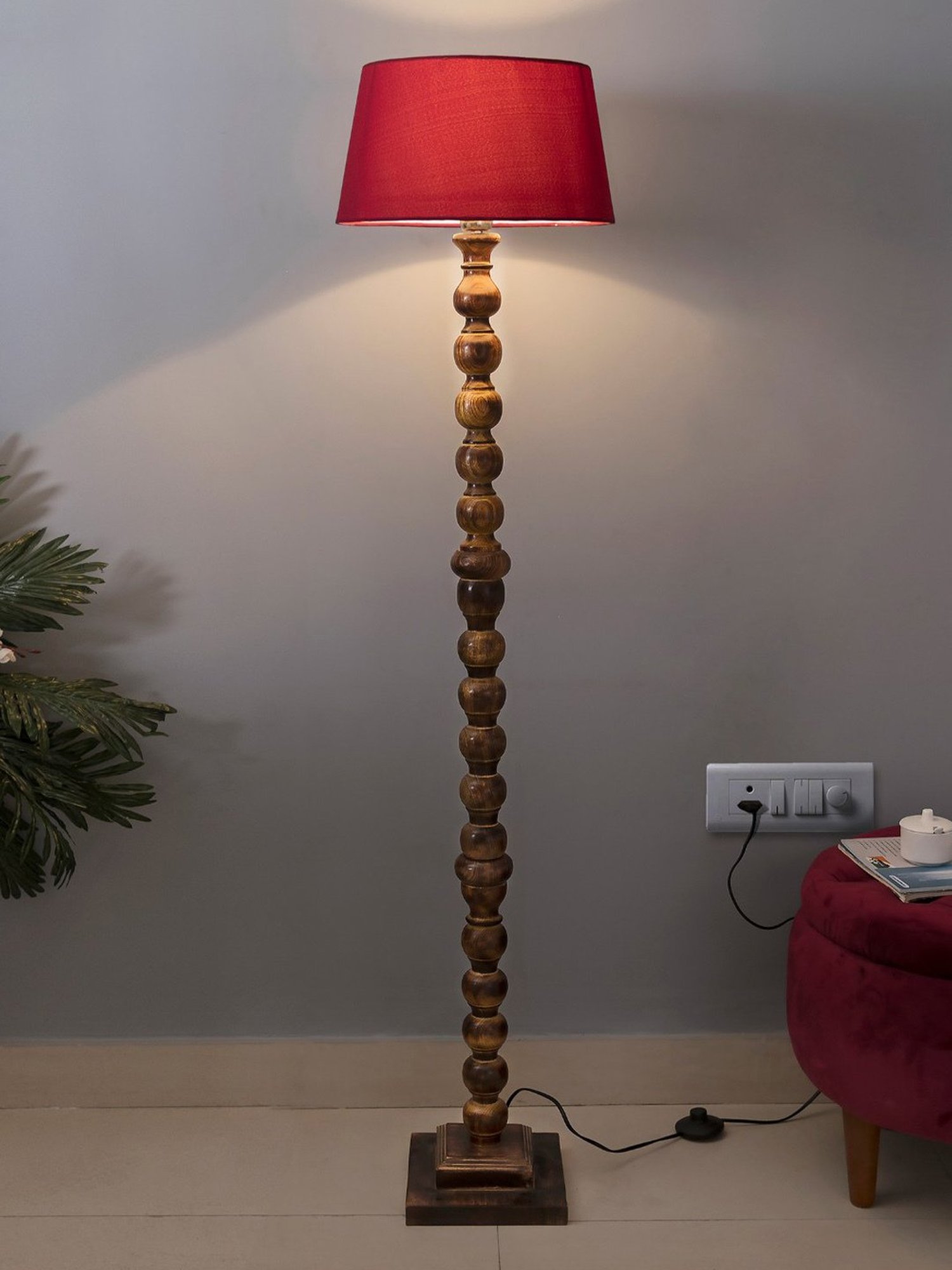 64" x 8.9" x 10.5" Smart Light Full Spectrum Floor Lamp (Includes LED Light Bulb) White - Verilux