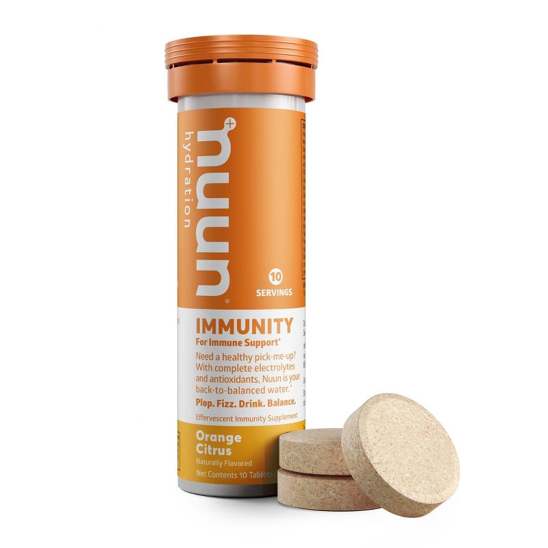 Nuun Immunity for Immune System Support Drink Tabs - Orange Citrus - 10ct