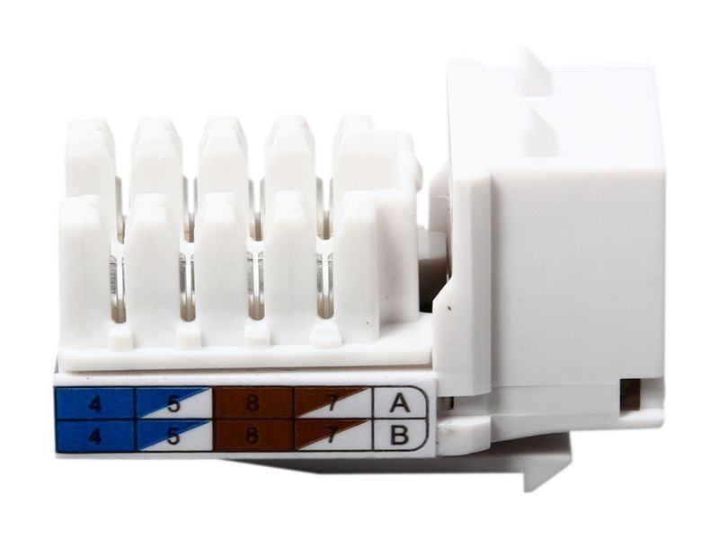 Micro Connectors CAT5 RJ45 Coupler F-F Straight