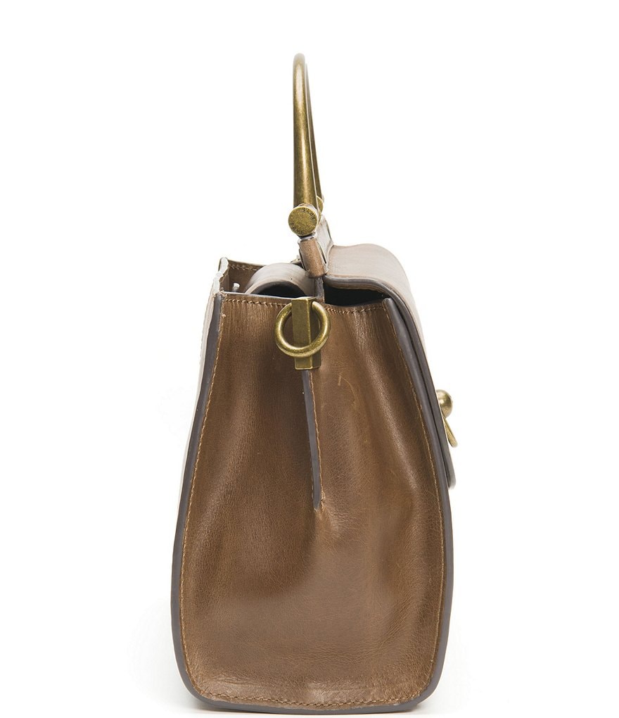 Frye Farrah Top Handle Leather Satchel Bag