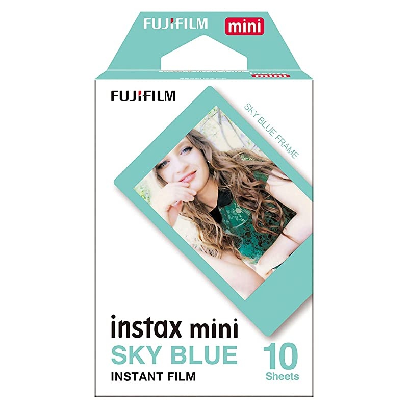Instax Mini Sky Blue Film - 10 Exposures