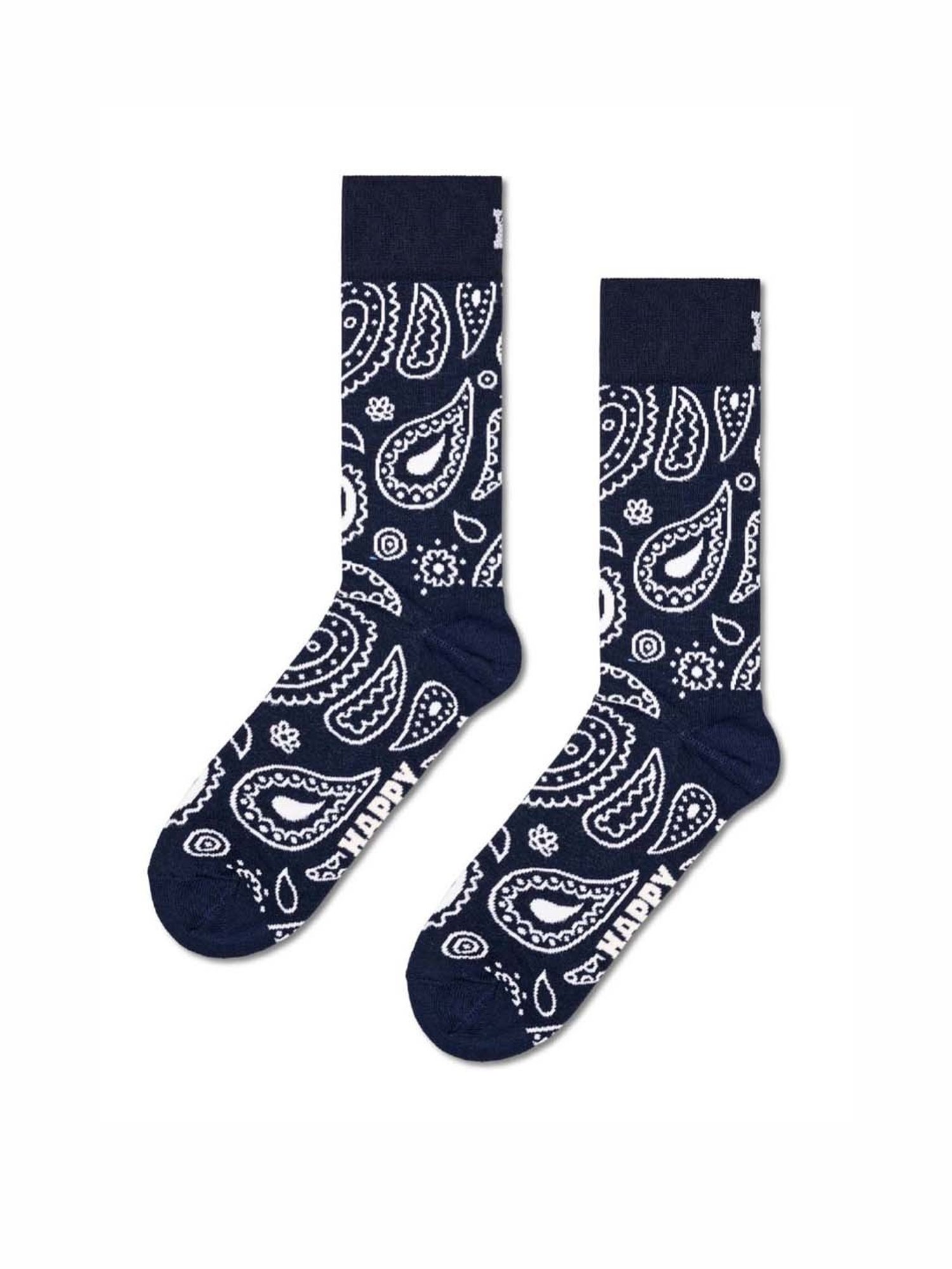 Happy Socks Moody Blues Multicolor Cotton Printed Socks (36-40) - Pack of 4
