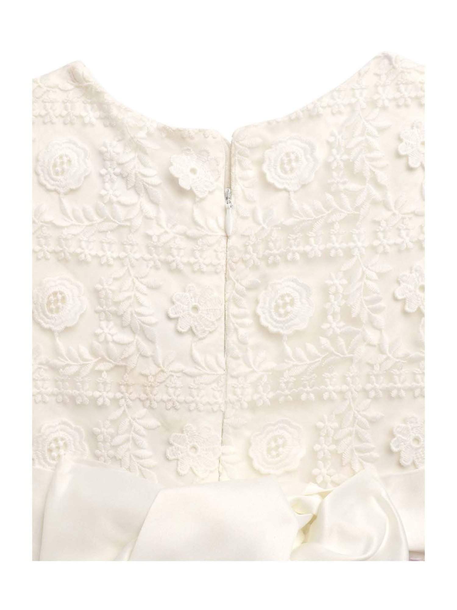 Butterfly Blush Kids Purple & Cream Embroidered Dress