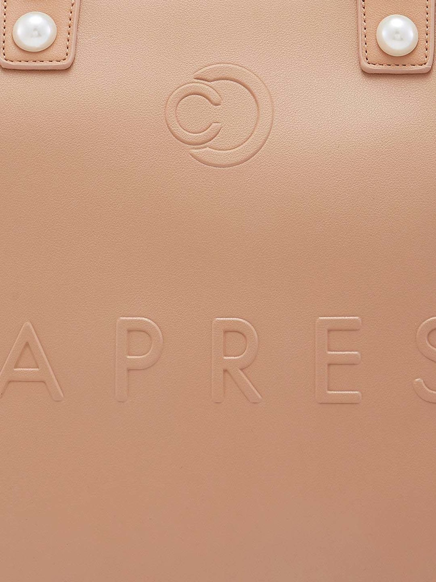 Caprese Pink Cloud Tote Large Brown Women Handbag | Office Handbag | The Kiara Collection