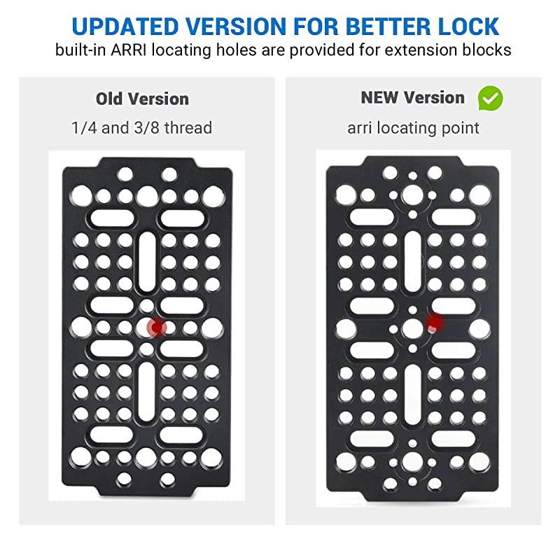 Multi-Purpose Switching Plate for Rail Block, Dovetail Camera Cheese Plate - 1681